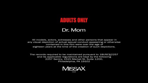 [Missax] Dr. Mom XXX (2024) (4K HEVC) [GhostFreakXX].mp4 snapshot 00.01.545