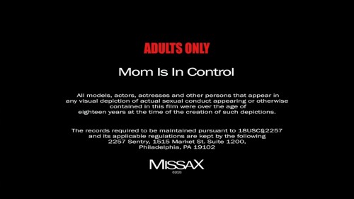 [Missax] Mom Is In Control XXX (2023) (1080p HEVC) [GhostFreakXX].mp4 snapshot 00.05.005