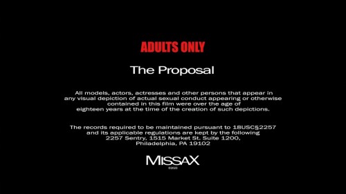 [Missax] The Proposal XXX (2023) (1080p HEVC) [GhostFreakXX].mp4 snapshot 00.01.458