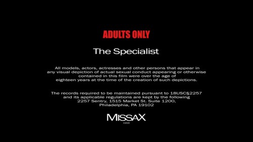 [Missax] The Specialist XXX (2020) (1080p HEVC) [GhostFreakXX].mp4 snapshot 00.01.436