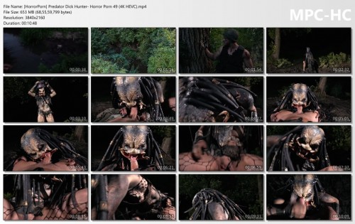 [HorrorPorn] Predator Dick Hunter Horror Porn 49 (4K HEVC).mp4 thumbs