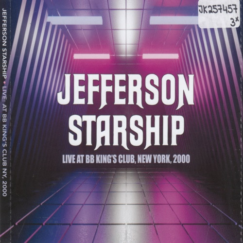 Jefferson Starship - Live At BB King's Club New York, 2000 (3CD) (2022)[FLAC][UTB]