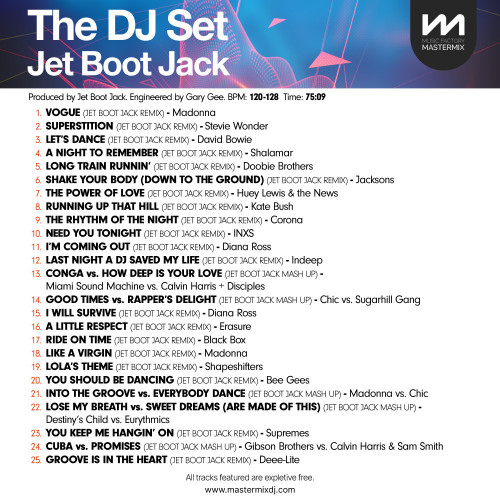 Mastermix The DJ Set Jet Boot Jack