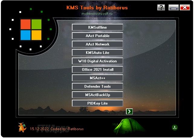 KMS Tools Portable By Ratiborus Activator for Windows Office