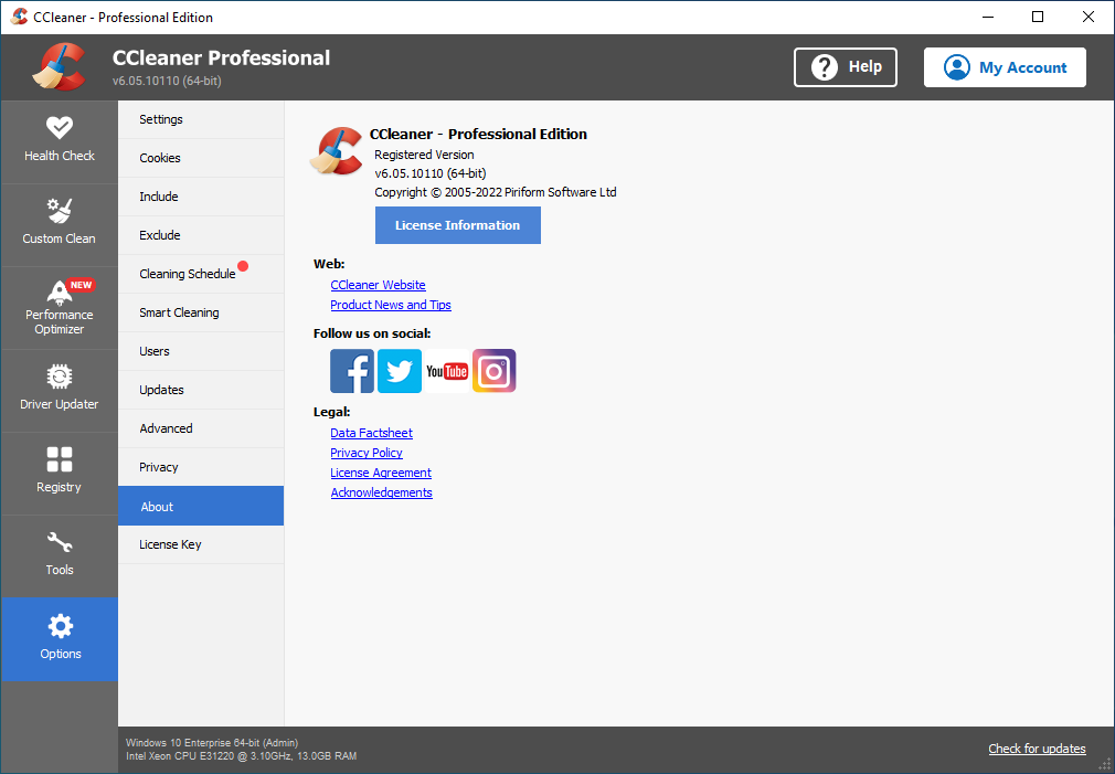 CCleaner Professional Plus 6 13 10517 with Patch