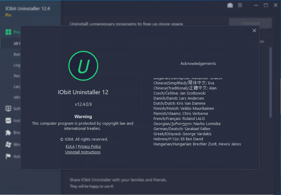 IObit Uninstaller Pro 12 5 0 2 Multilingual with Patch